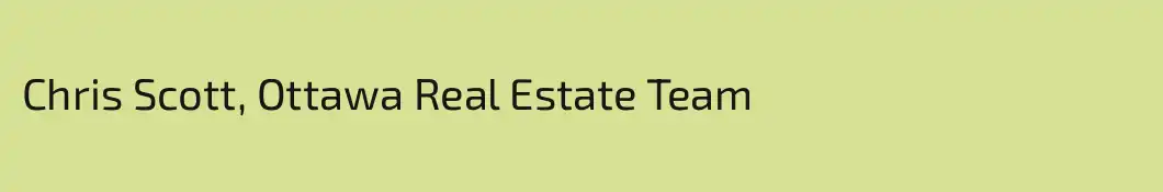 Chris Scott, Ottawa Real Estate Team